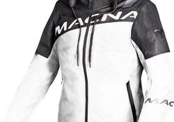 Giacca moto donna touring Macna Racoon Grigio Chia