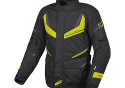 Giacca moto touring Macna Rancher Nero Giallo Fluo