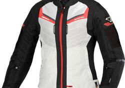 Giacca moto donna Macna Tondo Grigio chiaro Nero R