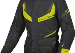 Giacca moto donna Macna Rancher AWS Nero Giallo Fl