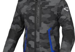 Giacca moto Macna Riggor Nero Grigio Camouflage Bl