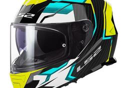 Casco integrale Ls2 FF800 STORM II Tracker giallo