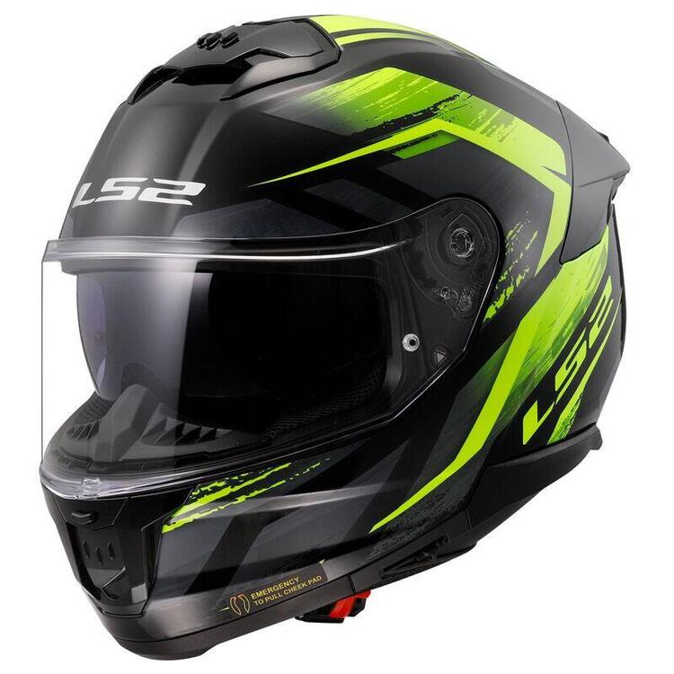 Casco integrale LS2 FF808 Stream II Fury giallo