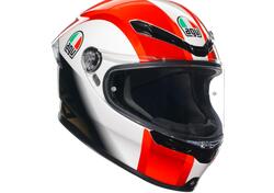 Casco integrale AGV K6 S E2206 MPLK SIC58 in fibr