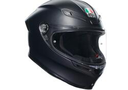 Casco integrale AGV K6 S E2206 MPLK in fibra Nero