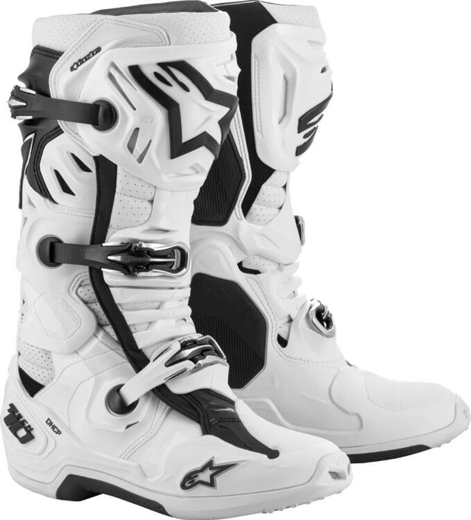 Stivali cross Alpinestars TECH 10 SUPERVENTED Bian