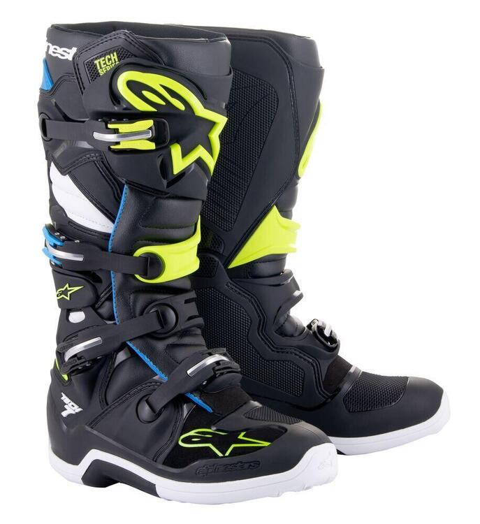 Stivali cross Alpinestars TECH 7 Nero Smalto Blu G