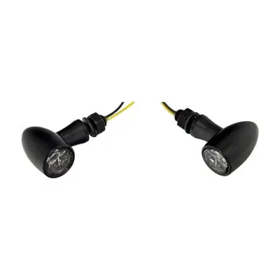 Frecce a led multifunzione Paradox nere con lenti 