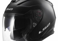 Casco jet LS2 OF521 Infinity Nero Opaco