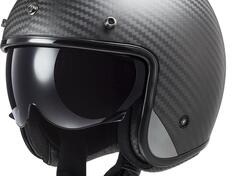 Casco jet LS2 OF601 BOB in carbonio Carbon