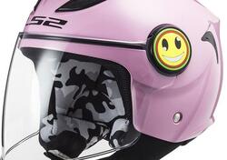 Casco jet bambino LS2 OF602 FUNNY Rosa