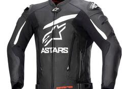 Giacca moto pelle Alpinestars GP PLUS V4 Nero Bian