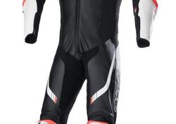 Tuta moto pelle intera Alpinestars GP TECH V4 Nero