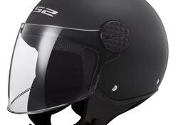 Casco Jet LS2 OF558 Sphere II Solid nero opaco