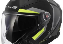 Casco Jet LS2 OF603 Infinity 2 Focus nero opaco gi