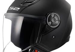 Casco Jet LS2 OF616 Airflow 2 Solid nero opaco