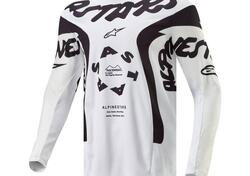 Maglia cross Alpinestars RACER HANA JERSEY Bianco