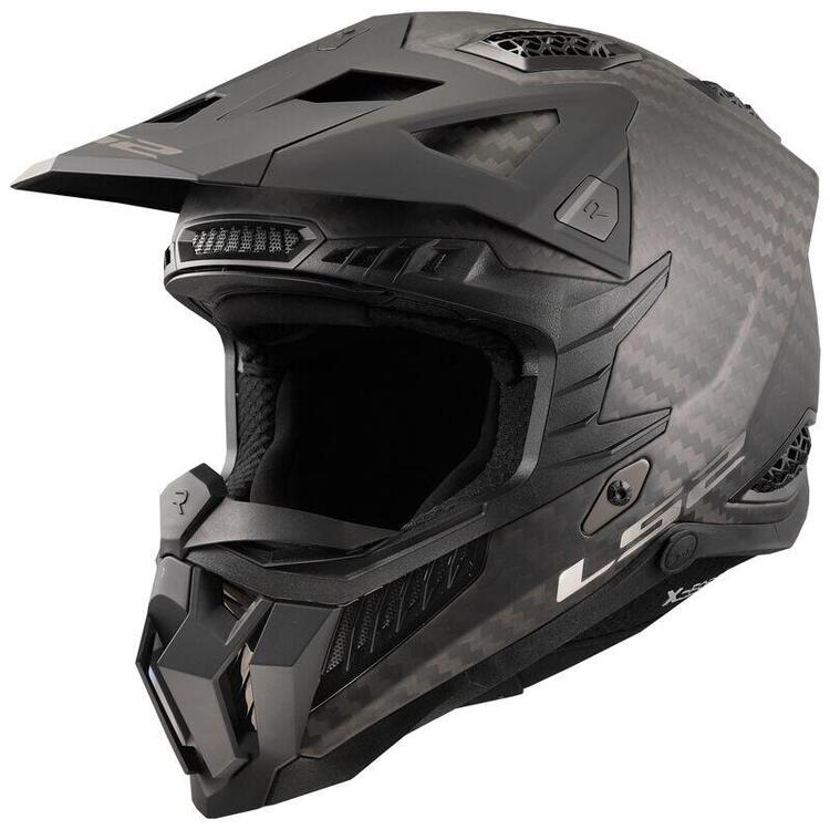 Casco Cross LS2 MX703 X-Force Carbon Solid opaco