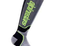 Calze tecniche Alpinestars MX PLUS SOCKS Nero Grig