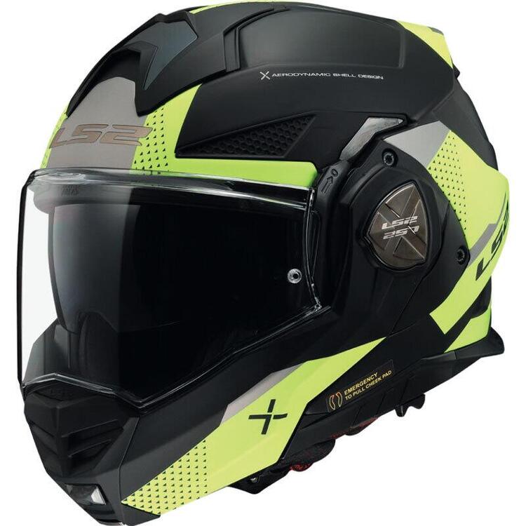 Casco modulare LS2 FF901 ADVANT X OBLIVION Nero op