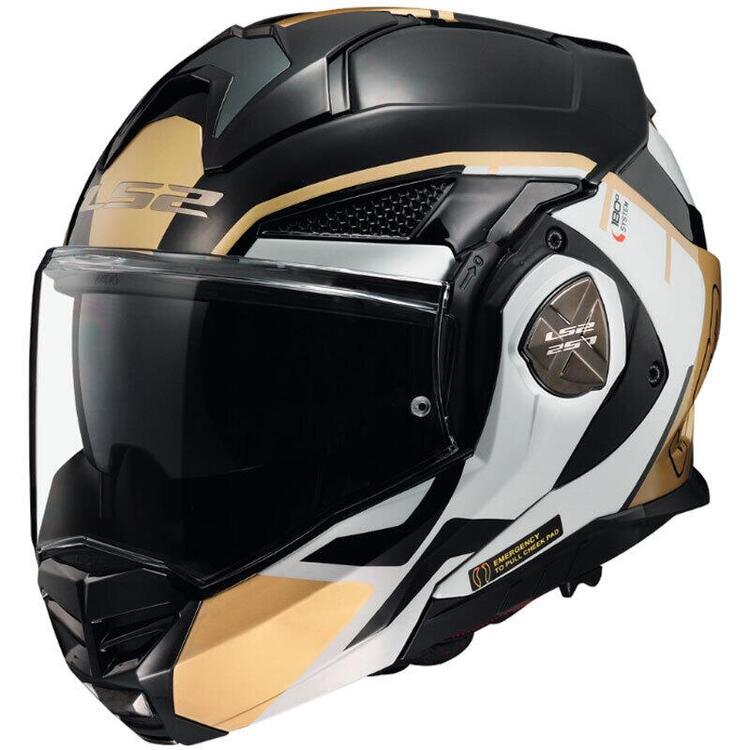 Casco modulare LS2 FF901 ADVANT X METRYK Nero Sabb