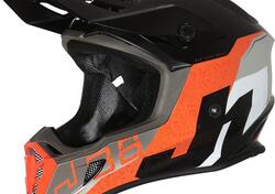 Casco cross JUST1 J38 KORNER Arancio Nero