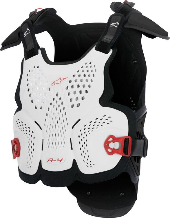 Pettorina protettiva Alpinestars A-4 bianco nero r