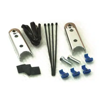 kit ricollocazione frecce posteriori cromato per S 