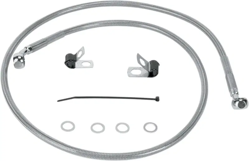 Tubo freno ant treccia inox Sportster 1200 Low dal Drag Specialties