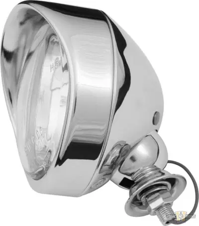 Faro anteriore 3 1/2" omologato con visiera cromat 