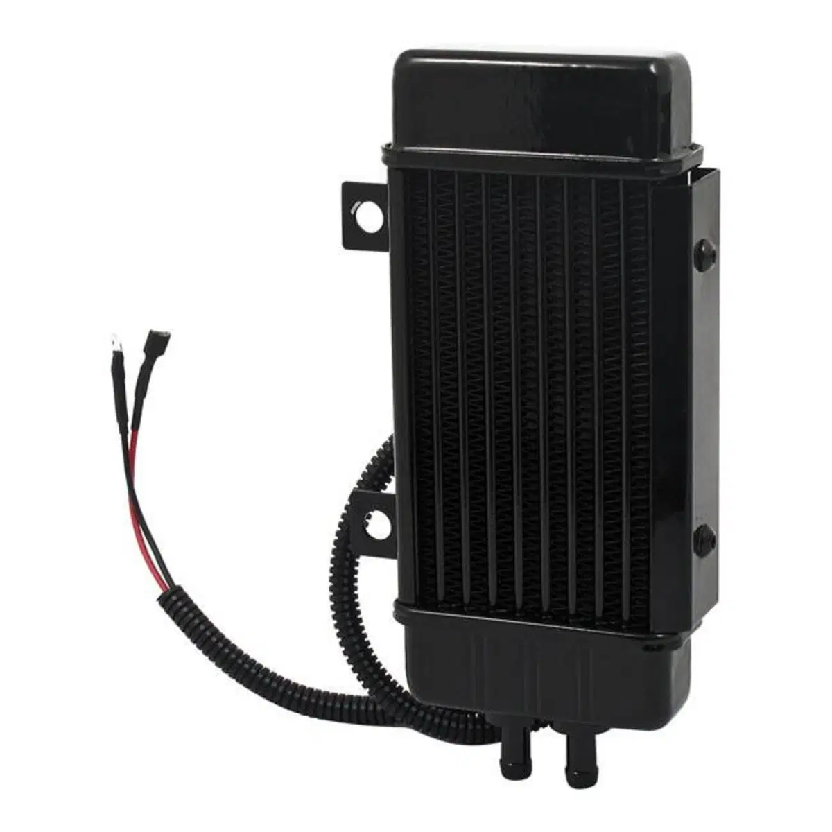 Radiatore olio nero verticale con ventola per Spor 