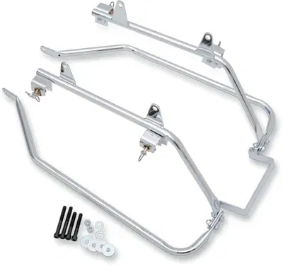 Kit supporti cromati per borse rigide per Softail* 