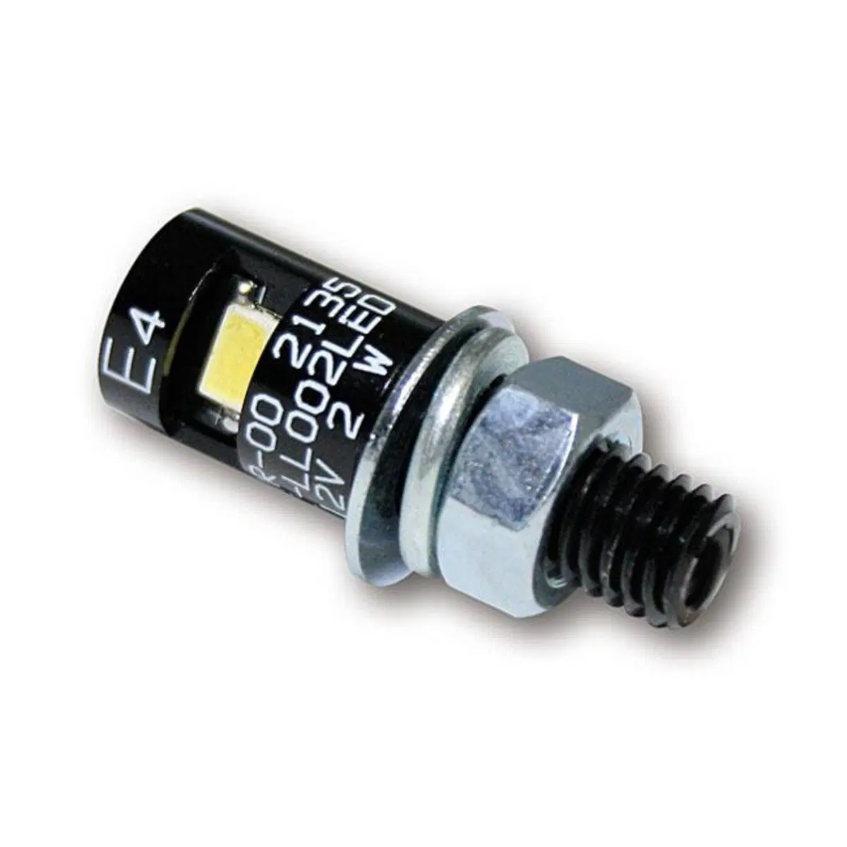 Luce targa LED nera Burdett omologata Motorcycle S 