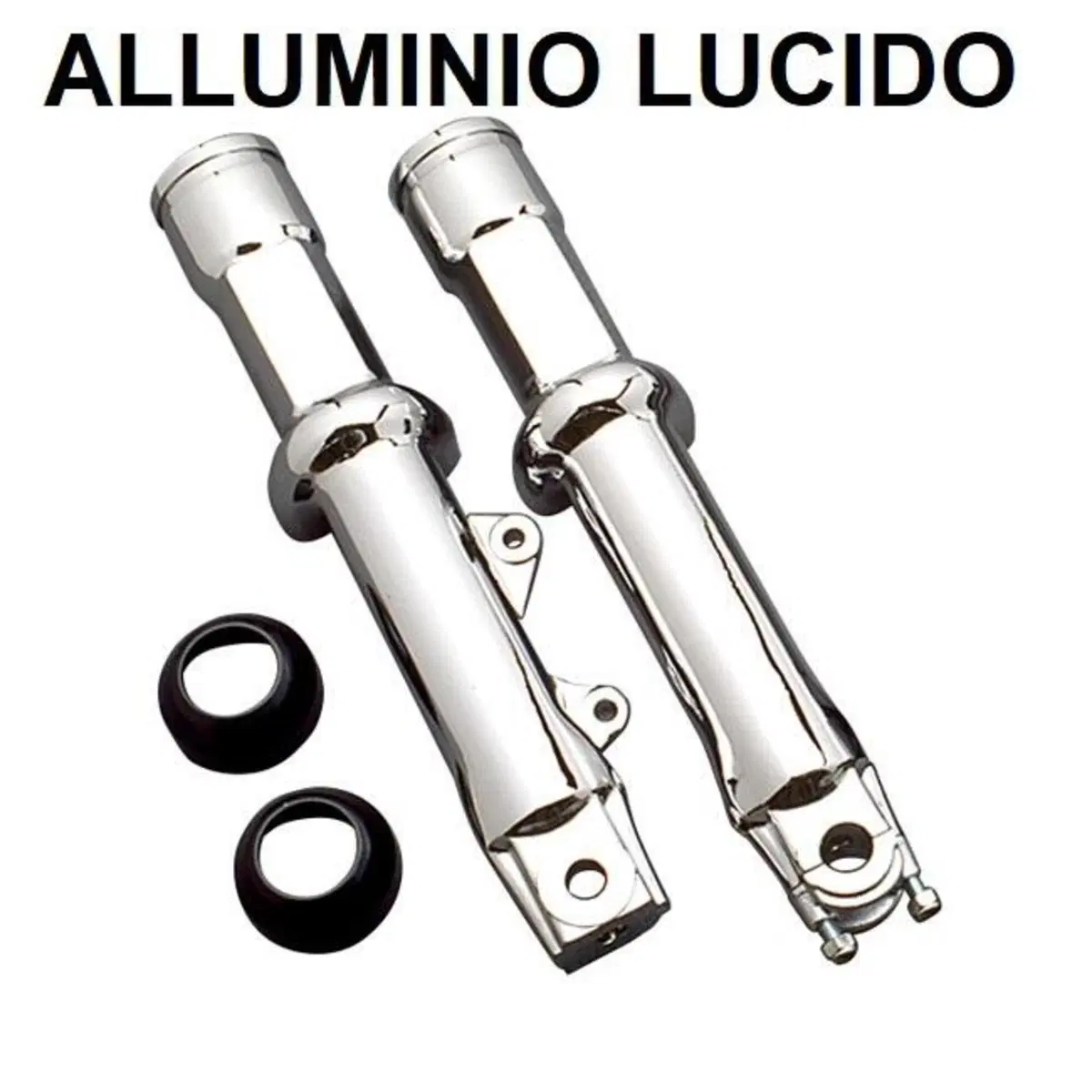 Coppia gambaletti forcelle lucidi per Softail FXST 