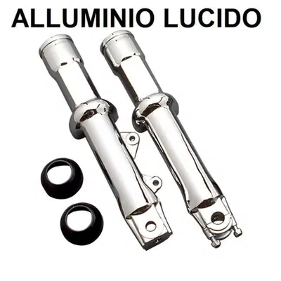 Coppia gambaletti forcelle lucidi per Softail FXST 