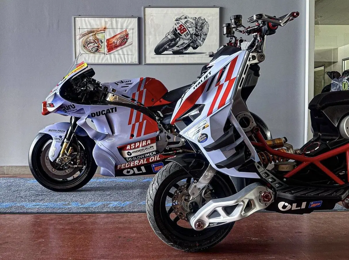 Italjet Dragster, lo "scooter da MotoGP" in collaborazione con Gresini Racing [GALLERY]