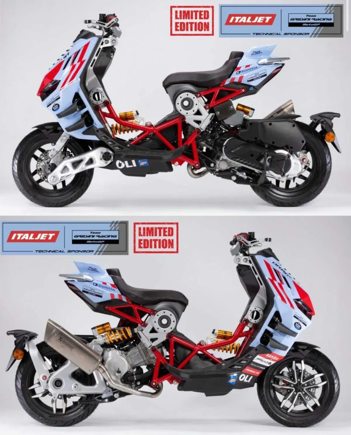 Italjet Dragster, lo 'scooter da MotoGP' in collaborazione con Gresini Racing [GALLERY] (6)