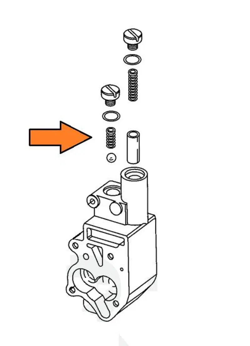Molla pompa olio (ceck valve) per FXR, Dyna, Softa 