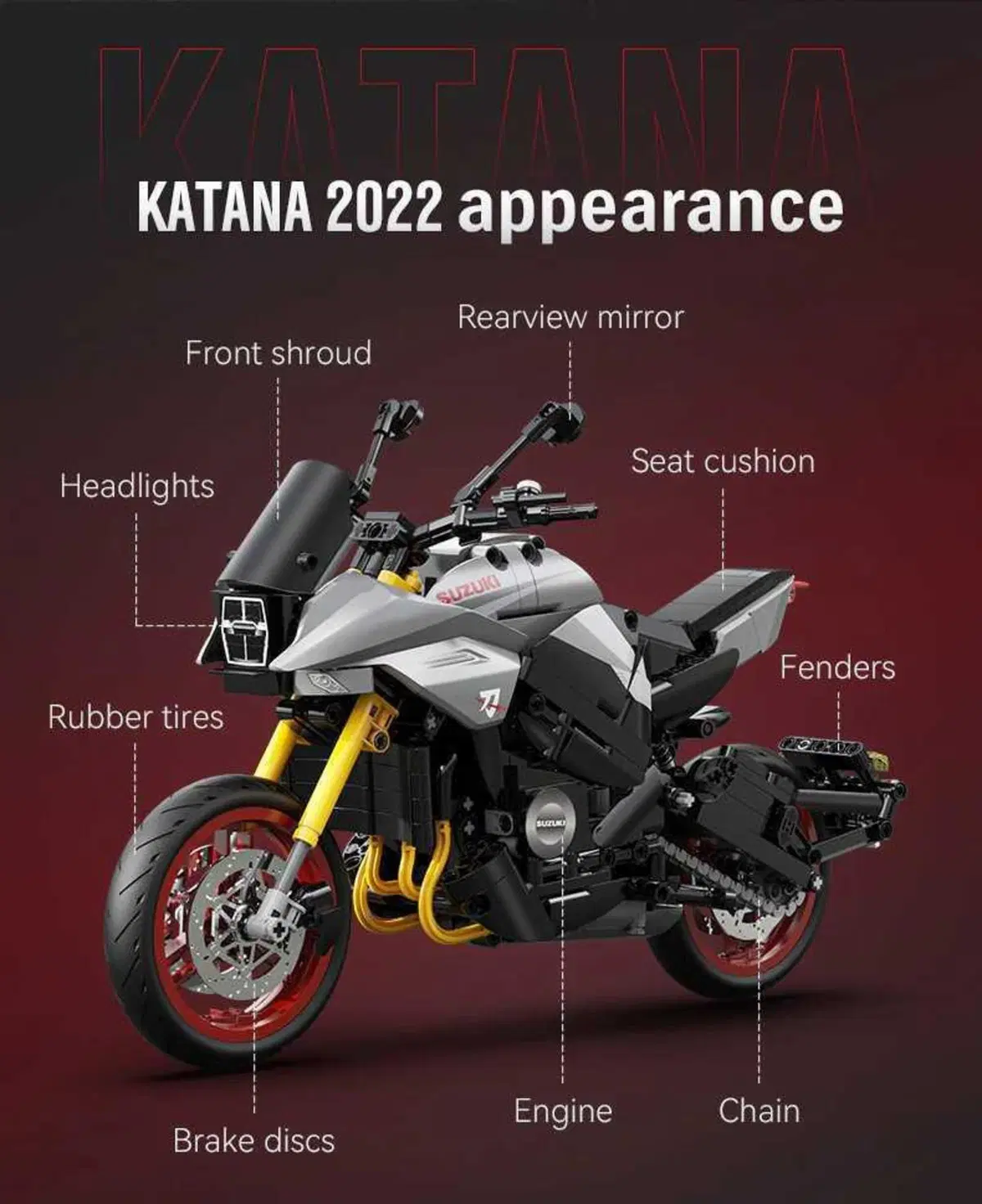 Una Suzuki Katana di mattoncini? Eccola! (3)