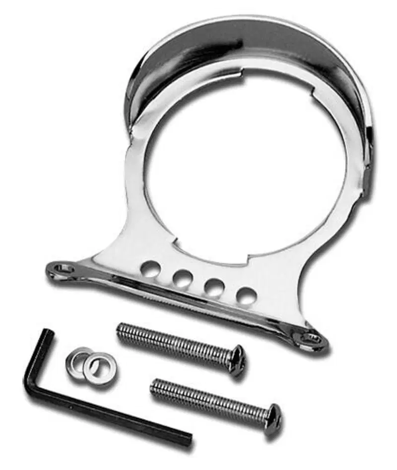 Supporto contakm e contagiri con visiera cromata P 