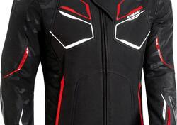 Giacca moto Ixon CELL CE Nero Bianco Rosso