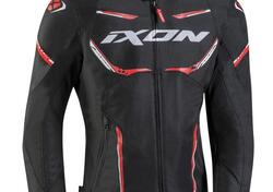 Giacca moto estiva Ixon STRIKER AIR WP Nero Rosso