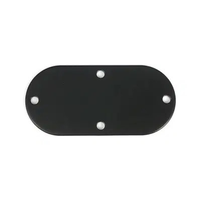 Coperchio ispezione nero satinato per Softail dal 