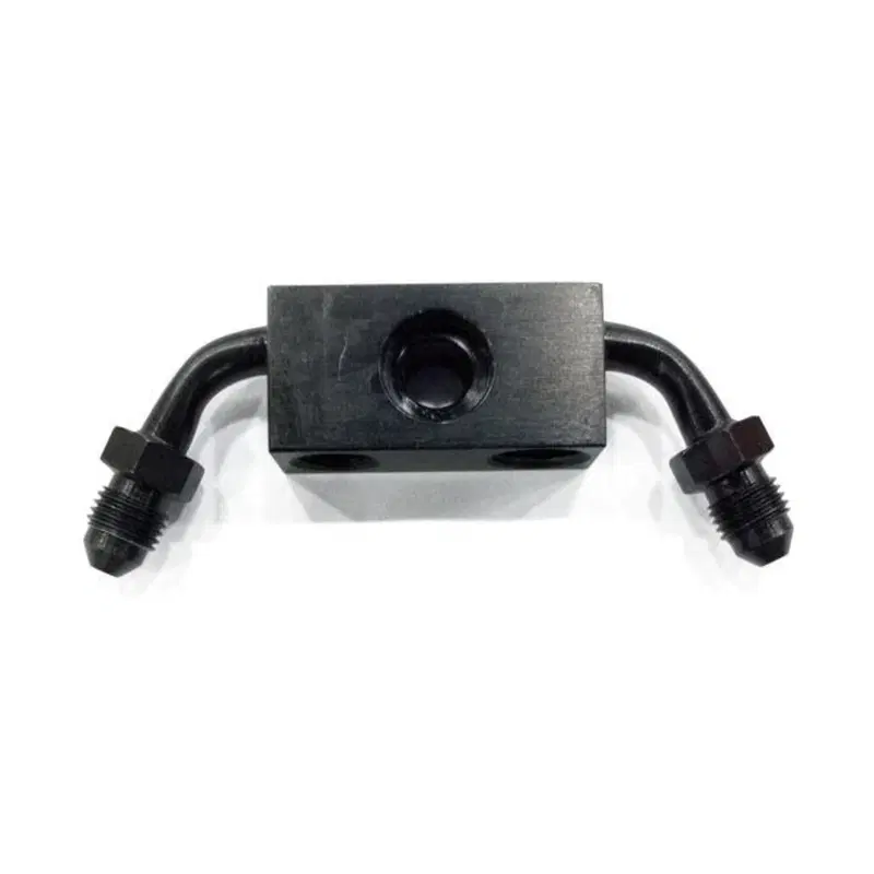 Sdoppiatore nero per Dyna con ABS e singolo disco Goodridge