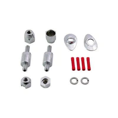 Kit ricollocazione frecce cromato per Softail dal 