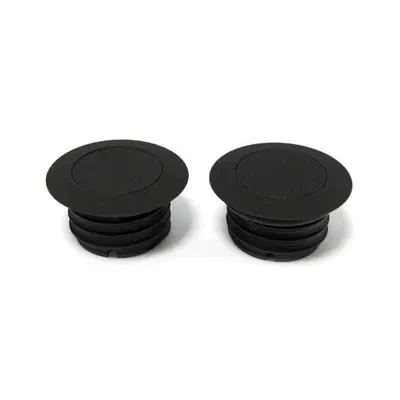 Tappi benzina Pop-up neri grinzati per Dyna e Soft 