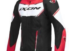 Giacca moto estiva Ixon STRIKER AIR WP Nero Bianco