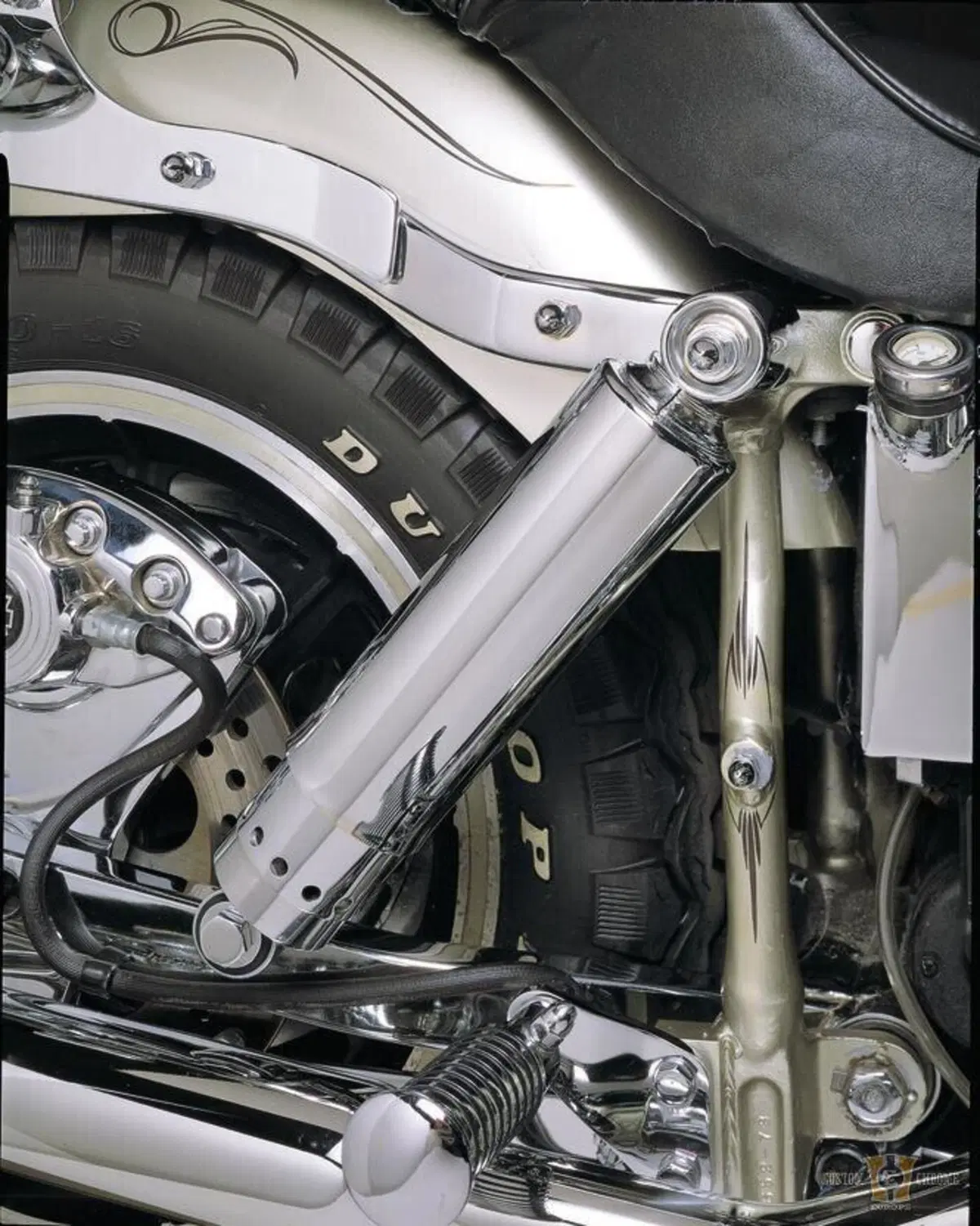 Ammortizzatori 11" cromati Custom Chrome – chiusi 