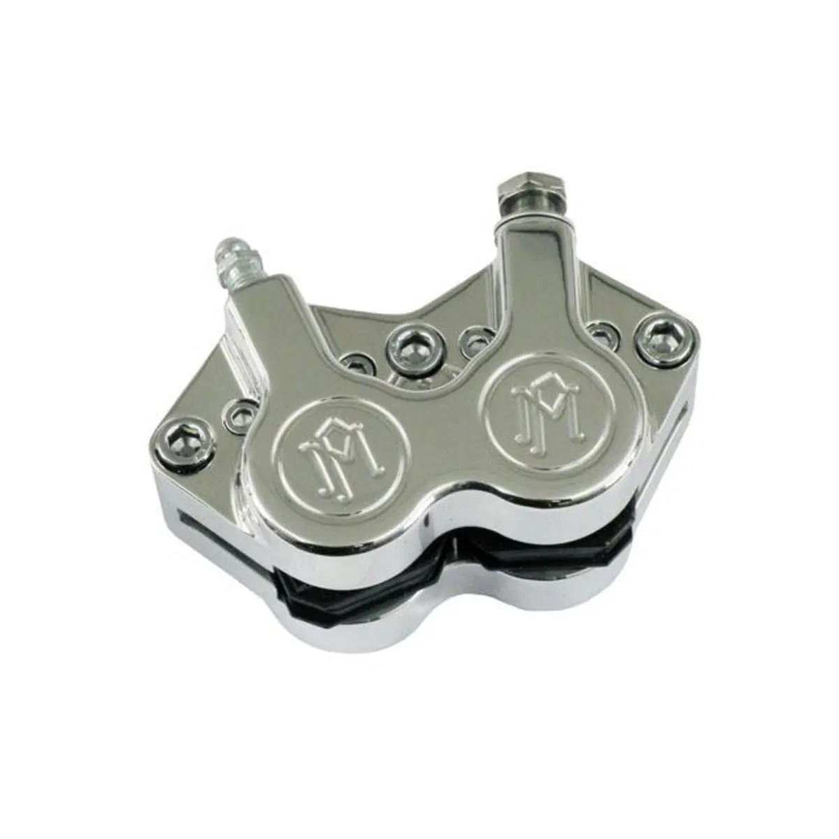 Pinza freno anteriore 4 pistoni PM 125x4S lucida p Performance Machine