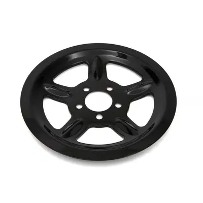 Copertura puleggia 68 denti nera per Sportster dal 